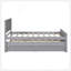 Lit plateforme simple avec lit gigogne et tiroirs-115693452