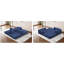 Canapé-lit convertible avec oreiller cylindrique, canapé-lit pliant en velours côtelé avec structure de forme fixe, canapé-lit de salon pour salon, chambre à coucher, studio de détente (bleu)-1674584797