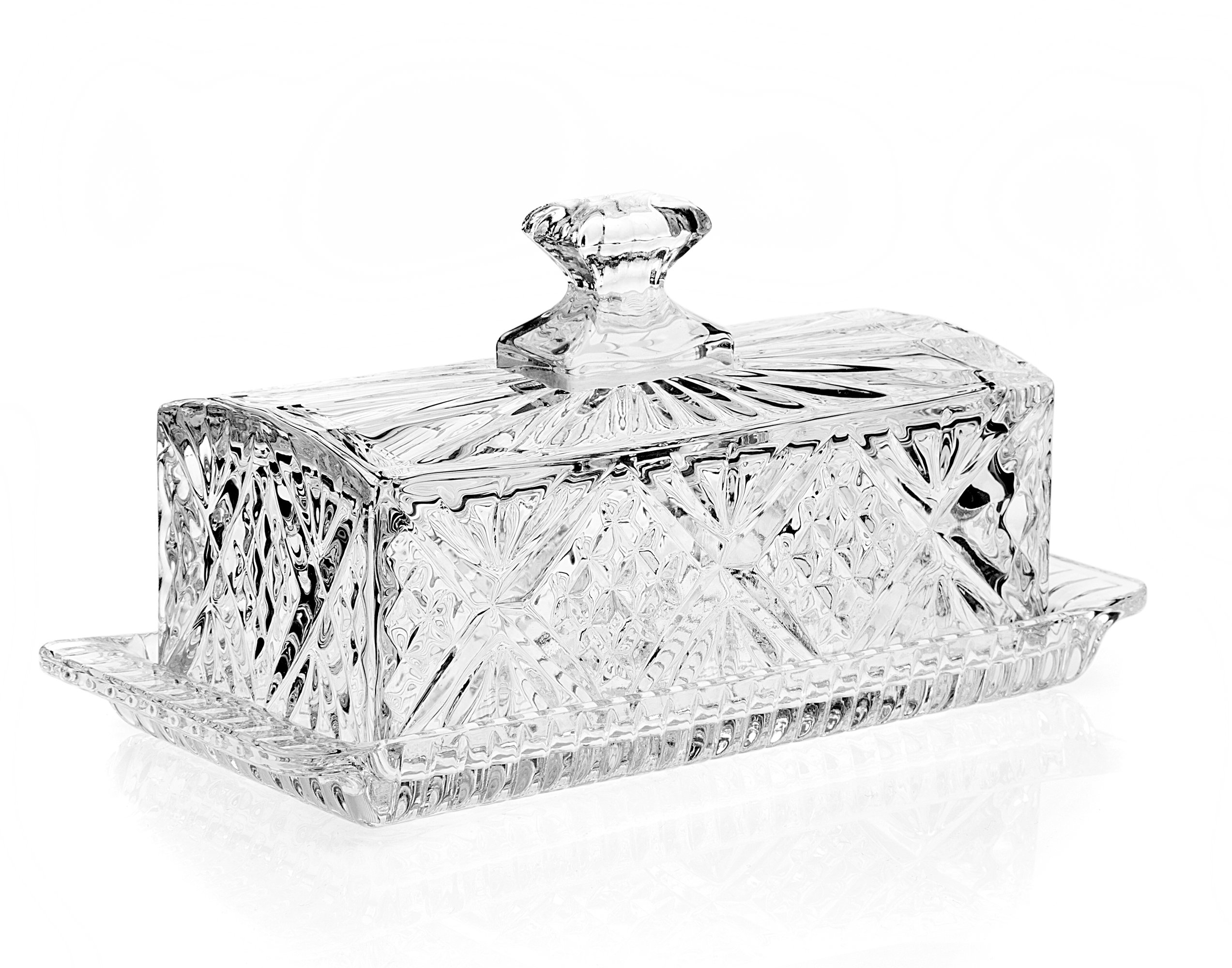 Godinger Silver Art Co Dublin Crystal Butter Dish Reviews Wayfair