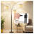 67'' Modern Black LED Floor Lamp with 3 Adjustable Heads & Dimmer.