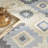 Marther Flatwoven Wool Ivory Blue Modern Indoor Rug-17683358