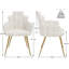 Upholstered Swivel Dining Chairs with Armrest, 180‑Degree Auto‑Return Accent Side Chairs, Steel Frame High‑Density Sponge Padded Chairs for Dining Room Living Room Home Office-1959334243-1959334255