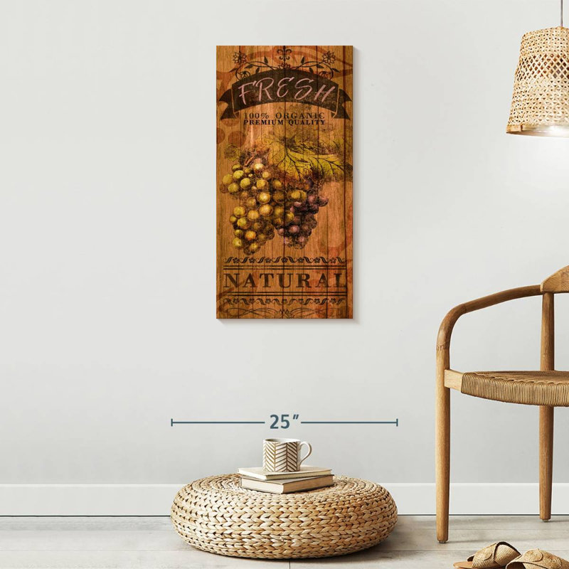 «Red Poppy Field Pop», reproduction sur toile, H 30 po x l 15 po x P 1,25 po