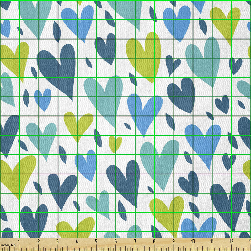 Deaudra Irregular Hearts Multi-Purpose Fabric