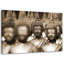 Mural, Buddha Brown Zen - No Frame Print on Canvas-98483659
