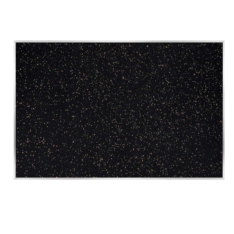 Babillard en caoutchouc recyclé mural, Brun clair, H 48,5 po x l 48,5 po x P 0,58 po 