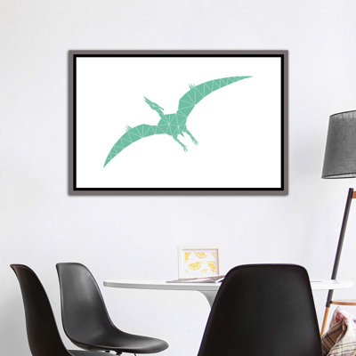 Geometric Dino Pterodactylus - impression d'art graphique