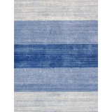 Canvello Modern Hand-Loomed Silk & Wool Charcoal Area Rug- 8'9" X 11'9"