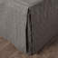 Ensemble de couvre-lit 3 pièces gris foncé très grand - plié en coin plissé, rembourrage 100%, microfibre, literie de chambre à coucher intrigante, luxe doux-120469626-120469629