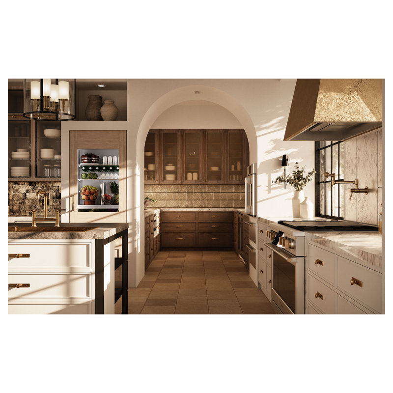 Monogram 53" Custom Brass Designer Collection Hood