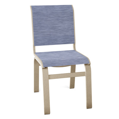 Hiraku Premium All-Weather Wicker Outdoor Dining Side Chair with Cushion