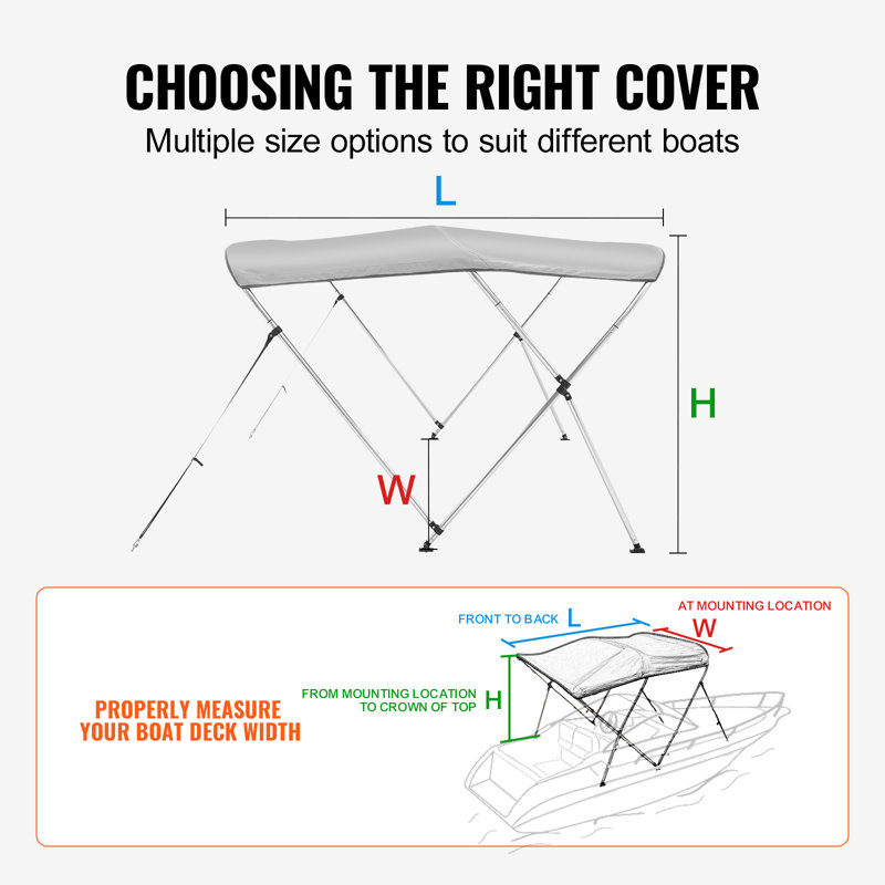 VEVOR D Polyester Cover Retractable Freestanding Awning, 46" H x 71.7" W x 6" D