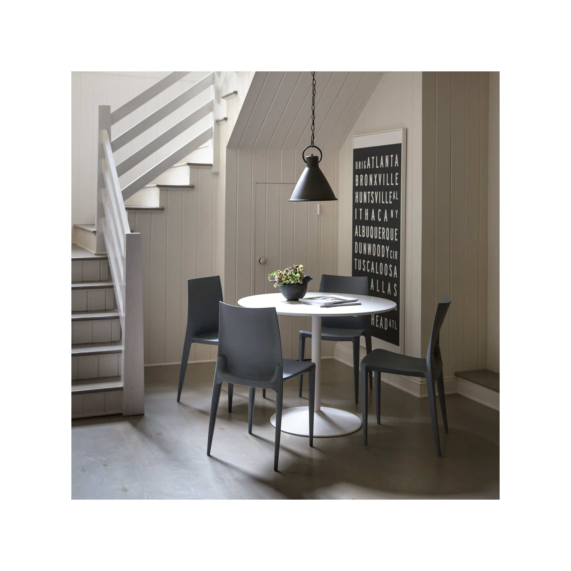 Amara Single Light Metal Dimmable Pendant, 21.5" H x 18" W x 18" D, Aged Zinc