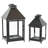 Black Modern Style Candle Lantern