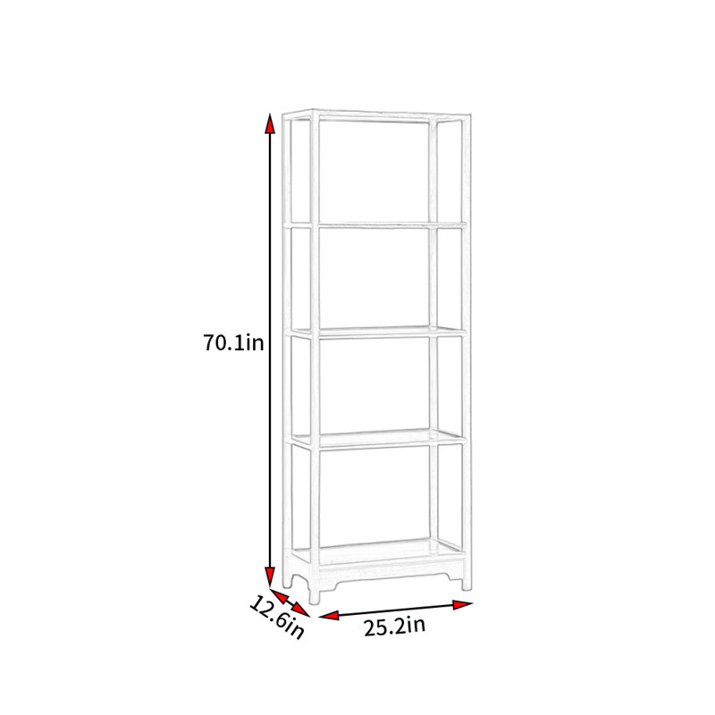 Willshire, (3 tablettes) H 70,1 po x l 25,2 po x P 12,6 po