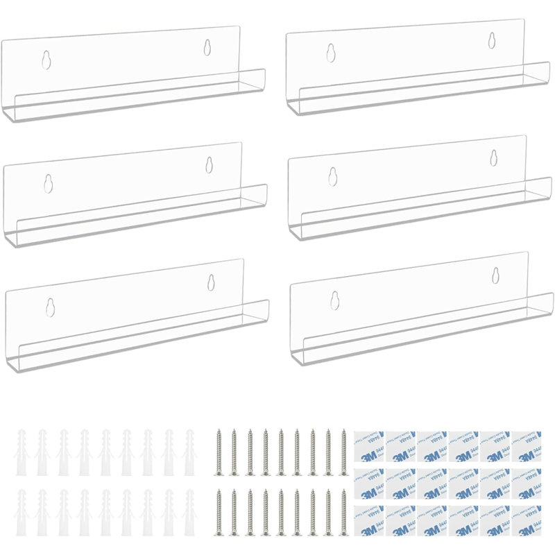 Elisae 6 Piece Floating Shelf