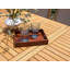 Oval Double Extendable Teak Dining Table