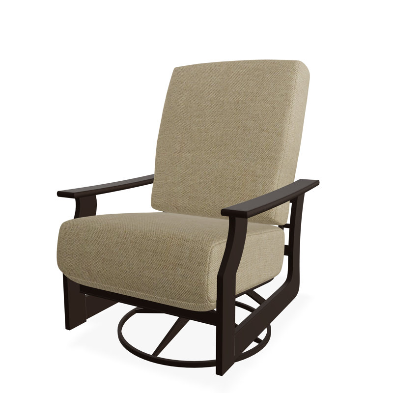 St. Catherine Marine Grade Polymer Deep Seating Cushion Swivel Rocker, Kona, Blend Sand Sunbrella®
