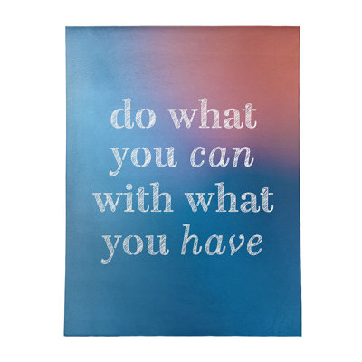 Quotes Chenille Indoor Rug