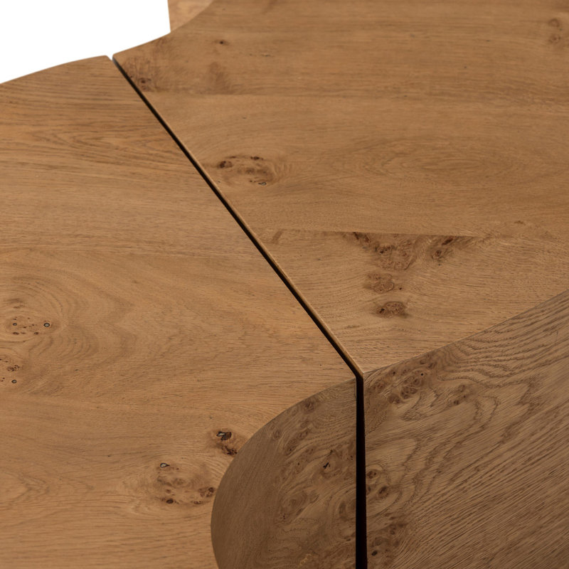 Rue Coffee Table-Barley Medium Burl Oak