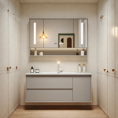 Simple light luxury bathroom cabinet