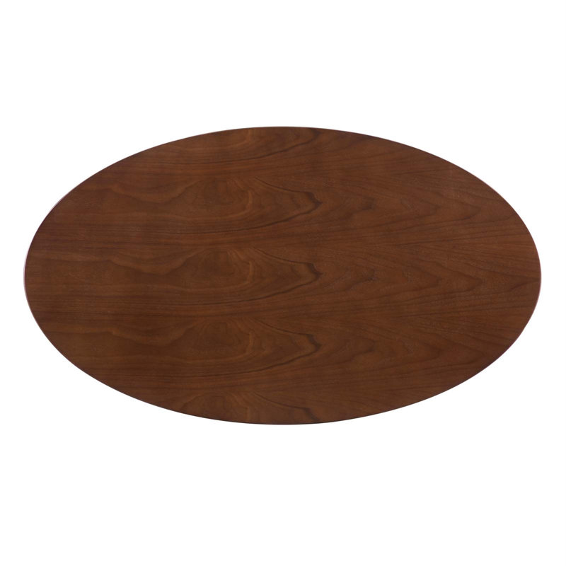 Table de salle à manger Zinque, 29.5", Noyer, l 47 po x L 47 po