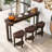 Villepinte 4 Piece Bar Table Set-893754505-893754502-893754503