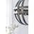 4 - Light Galvanized Chandelier, Hanging Light Fixture with Adjustable Chain for Kitchen Dining Room Foyer Entryway, Bulb Not Included