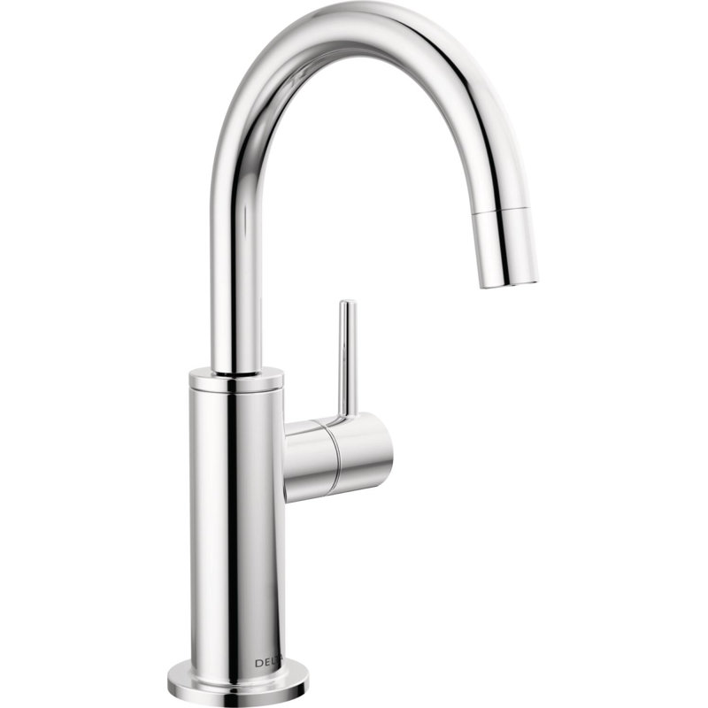 Autre robinet à boisson rond contemporain, Chrome