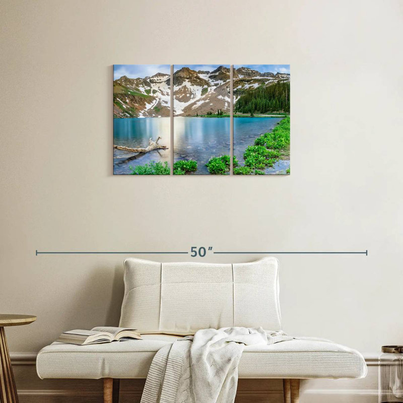 Alvord Blue Lakeside Mountains, H 20 po x l 33 po