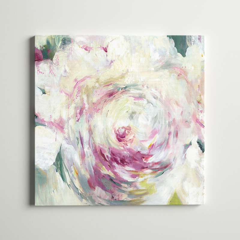 «Shabby Peony I» - reproduction, H 35 po x l 35 po x P 1,5 po, Toile