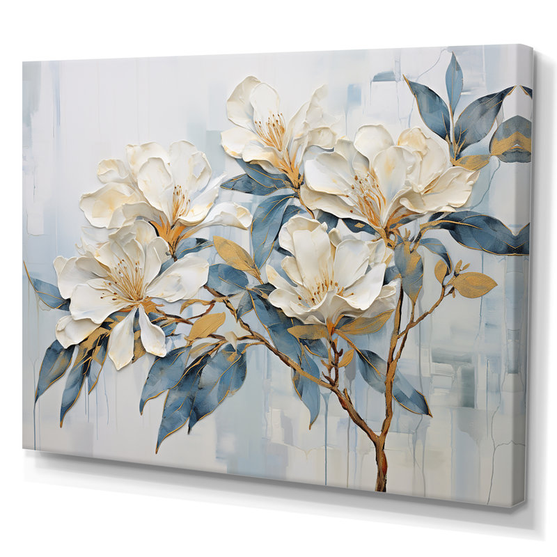 Essence de Rhododendron Simplicité III, Toile tendue, H 30 po x l 40 po x P 1,5 po