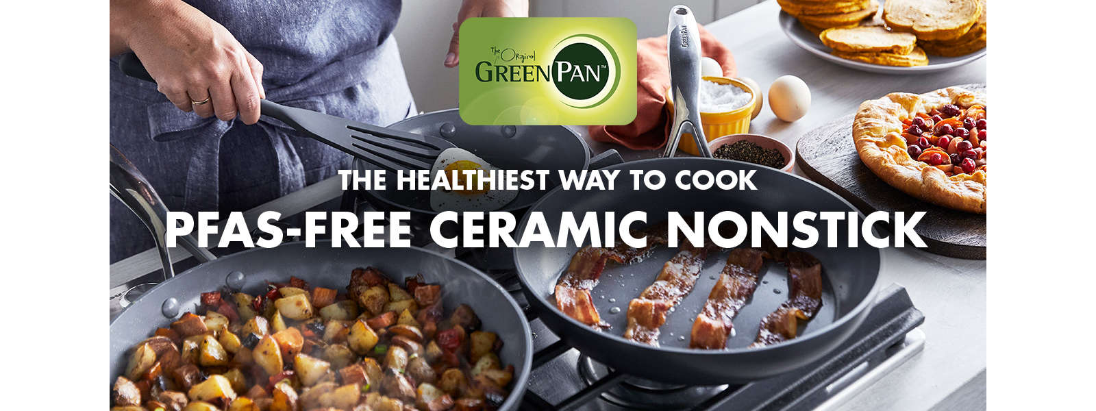 GreenPan Healthy Ceramic Nonstick, 2QT Rice Grains and Soup Maker