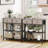 Narrow Console Table With 2 Fabric Drawers, Small E...