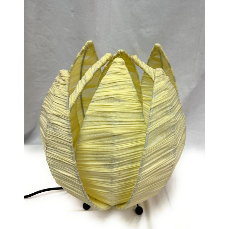 Lampe de table fleur faite à la main