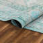 Nile Vintage Medallion Flatweave Green Area Rug-61443450