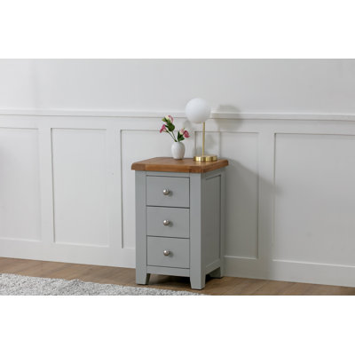Melbourne 45cm W Solid Wood Bedside Table