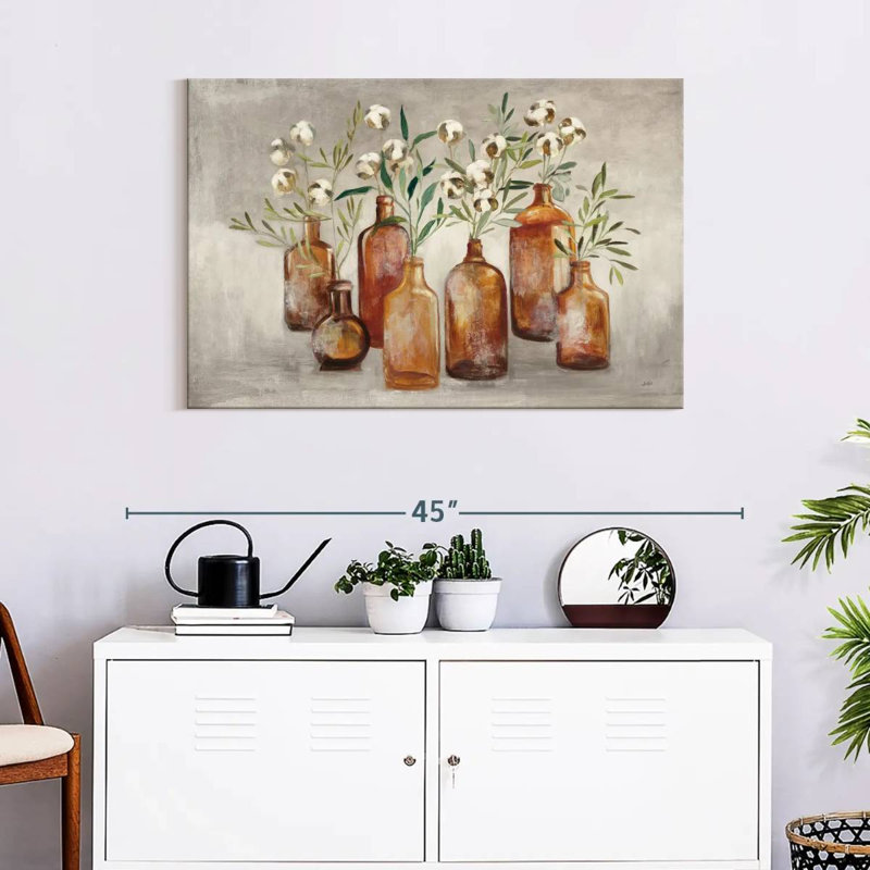 Harnek Cotton Still Life Gray, 24" H x 36" W