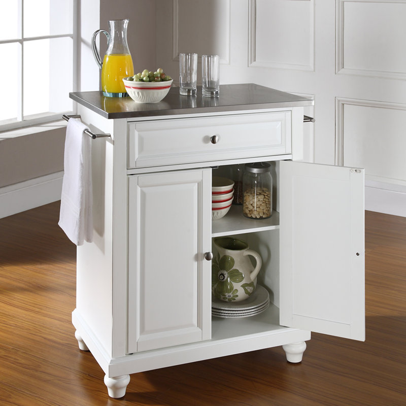 Hedon Kitchen Cart, White