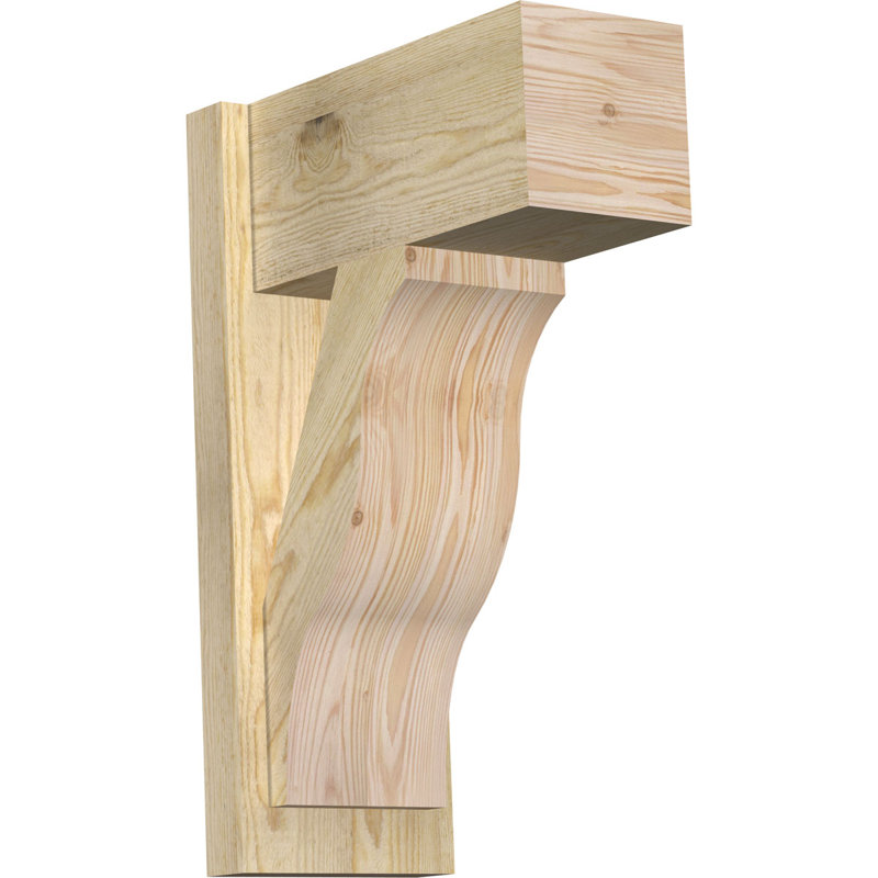 Jeu de blocs Funston, 8" W Douglas Fir (Rough Sawn), P 16 po x H 24 po