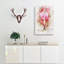 Pink Bleeding Heart Flowers - Wrapped Canvas Painting-56642043
