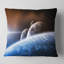 Space Planet Landscape - Landscape Printed Pillow-29884234-29884237