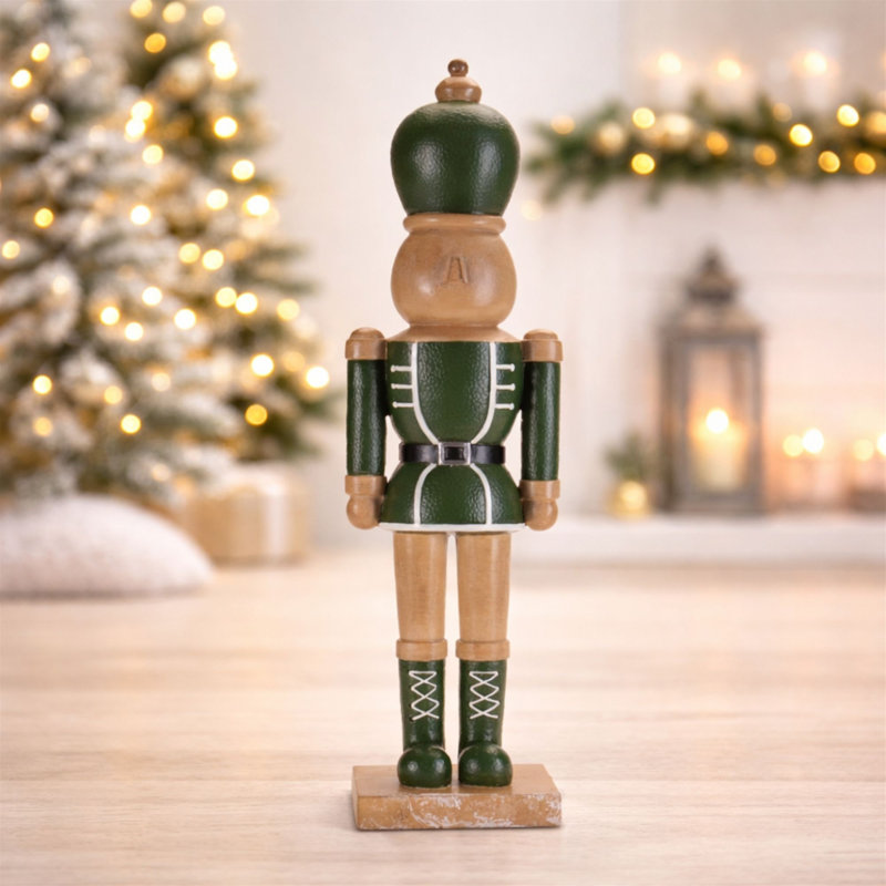 Figurine de soldat casse-noisette vert (ensemble de 2)