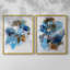 Impression encadrée «Misty Blue I-Premium» - prête à être accrochée - aucun clou requis - aucun clou requis-1108536264-1108536268