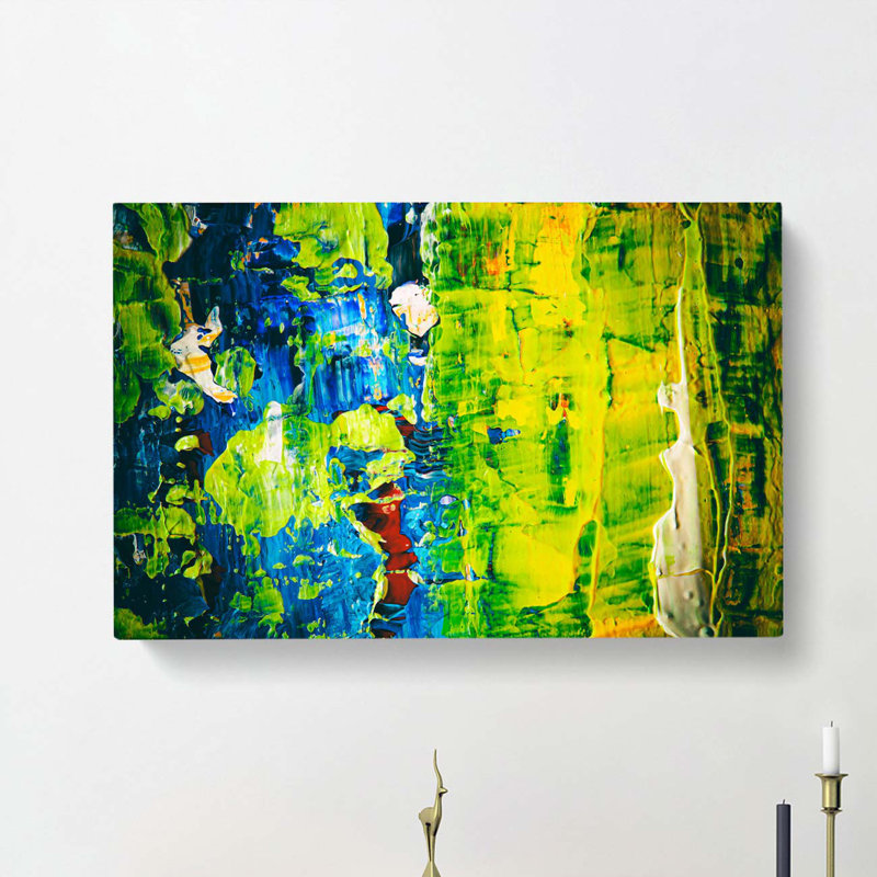 Abstract Art Painting Vol.63 by S.Johnson - Wrapped Canvas, 60cm H x 91cm W x 3cm D