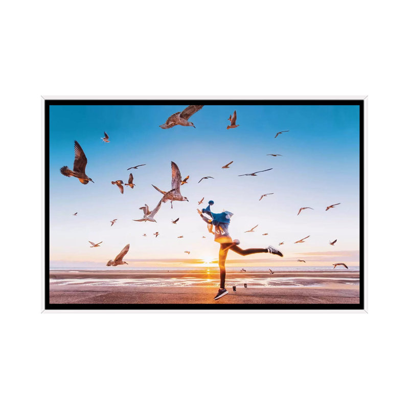 Fly de Hobopeeba-reproduction de photo, Toile blanche encadrée, Pas de tapis, H 18 po x l 26 po x P 1,5 po