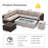 9 Pieces Sofa Sectional Seating Group with Cushions and Fire Pit Table-404331287