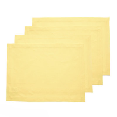 Dru - Cotton Linen Plain Placemats
