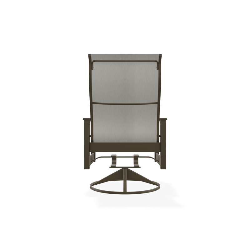Leeward Polymer Outdoor Lounge Chair, Beachwood, Augustine Oyster