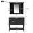36'' Bathroom Vanity With Medicine Cabinet-110747946